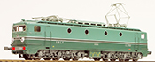 French Electric Locomotive Class CC-7150 of the SNCF original green liver SE Lyon Mouche MISTRAL - 